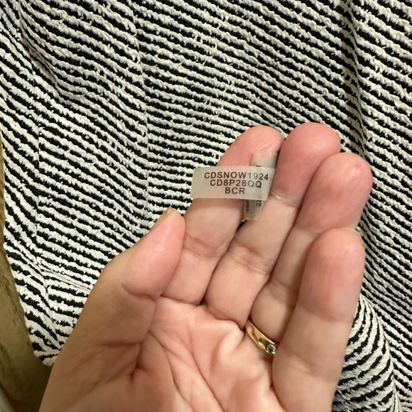 Calvin Klein sz 14 Black & White Casual Sheath Dress - Picture 6 of 6